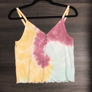 American Eagle tie dye tank